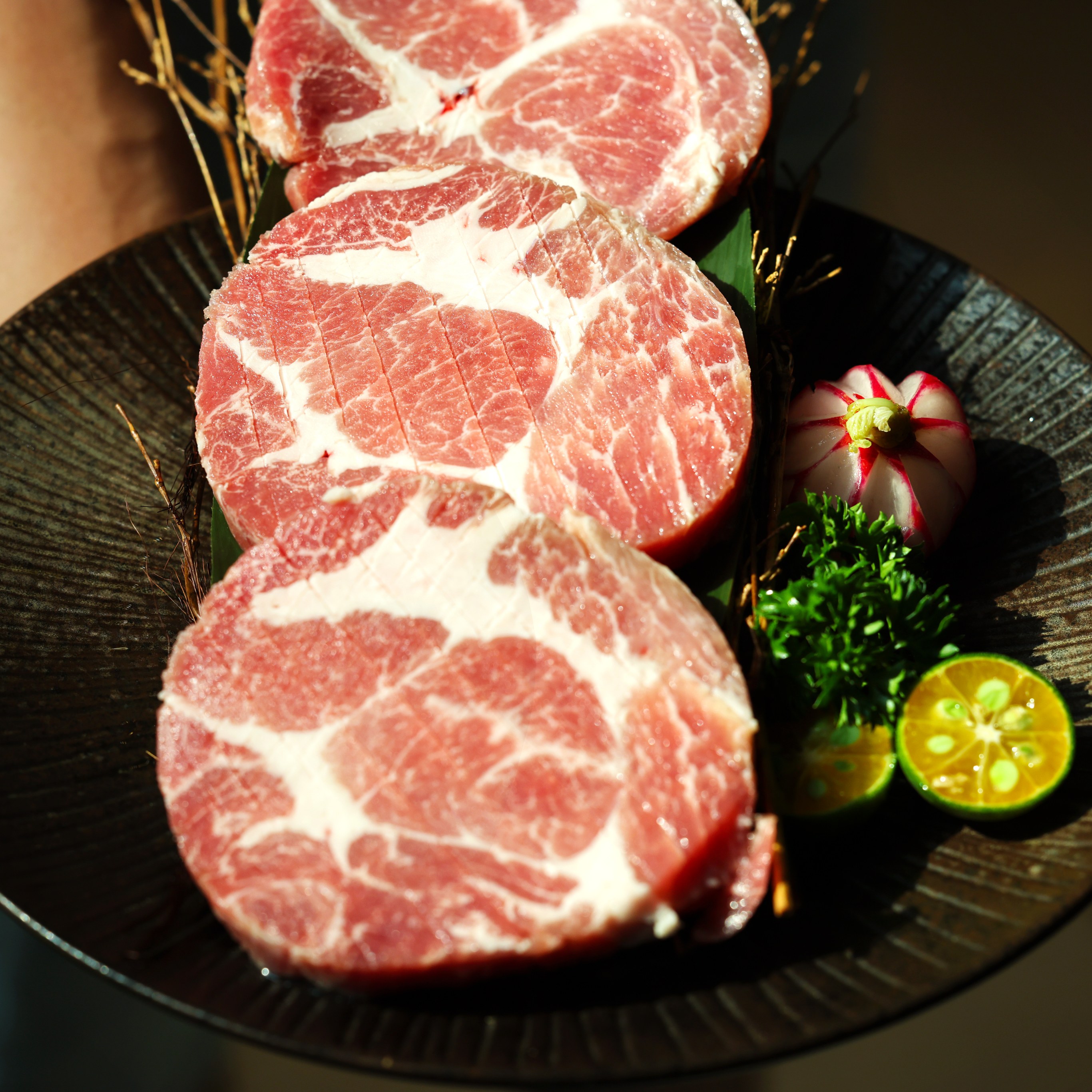猪梅花肉